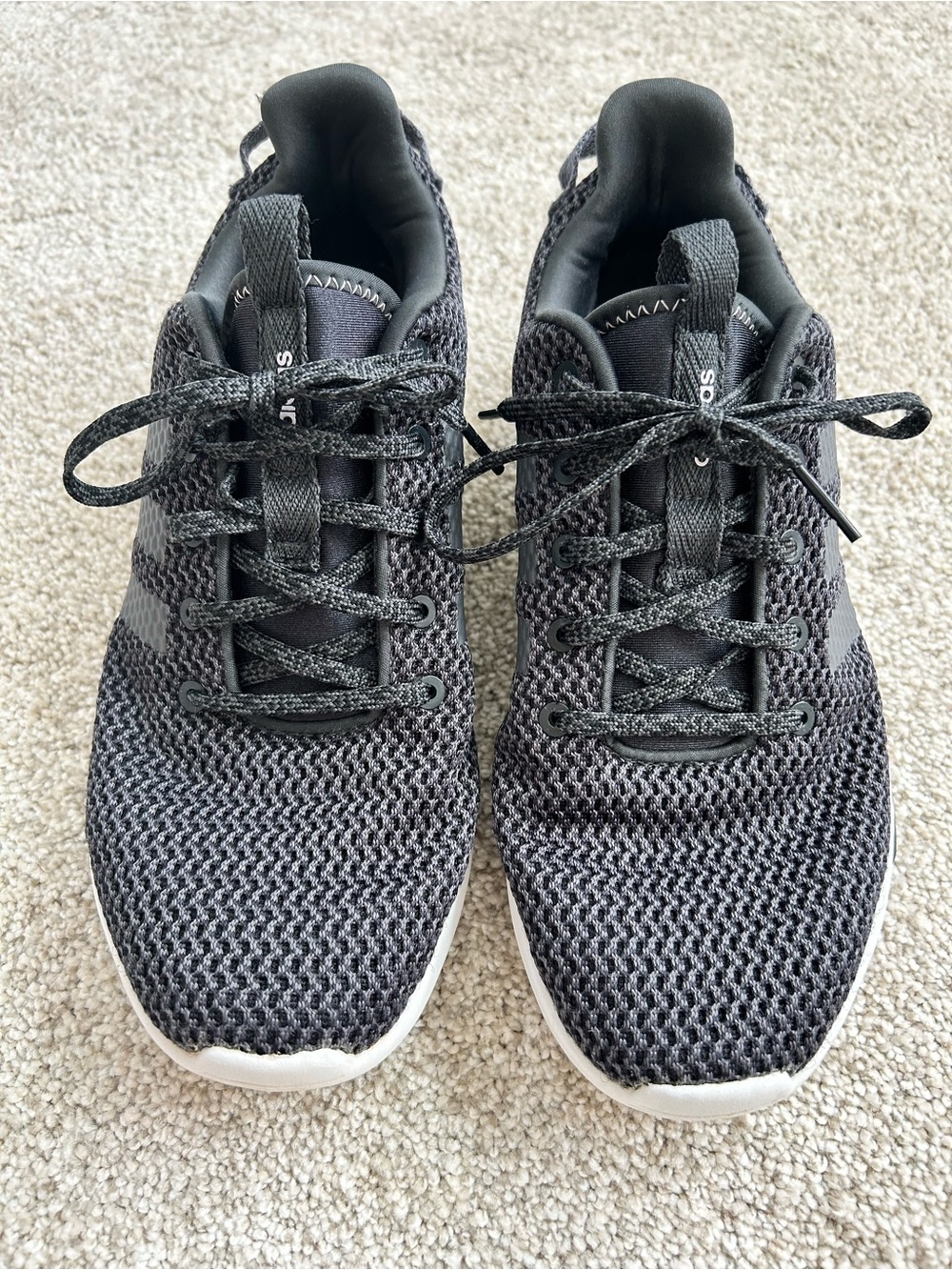 Adidas Cloudfoam Running Shoes Gray/Black Women’s Size 9